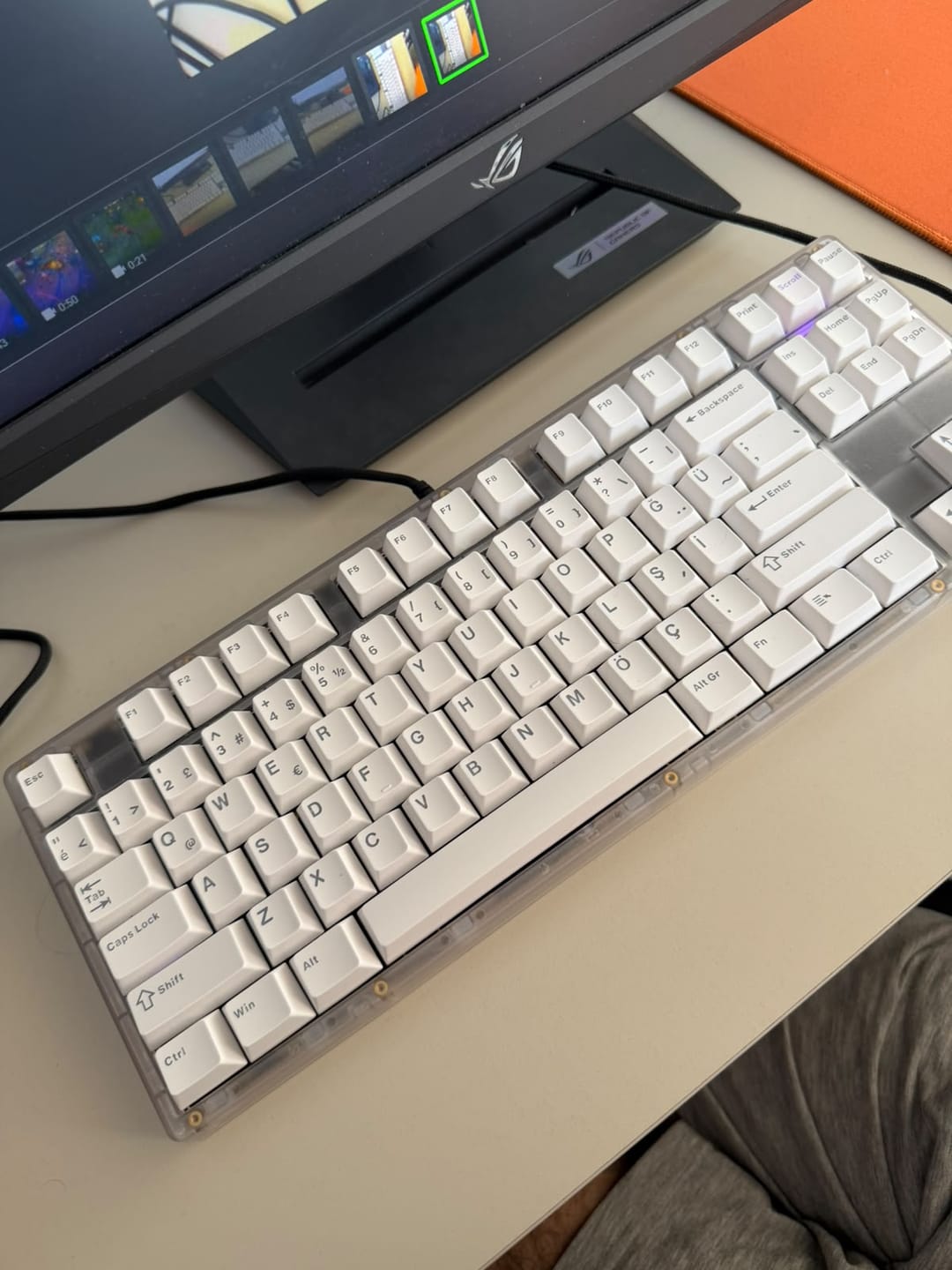Customer photo review of KBDfans Tiger Lite Gaming Barebone Seti (Manyetik Switch / HE)