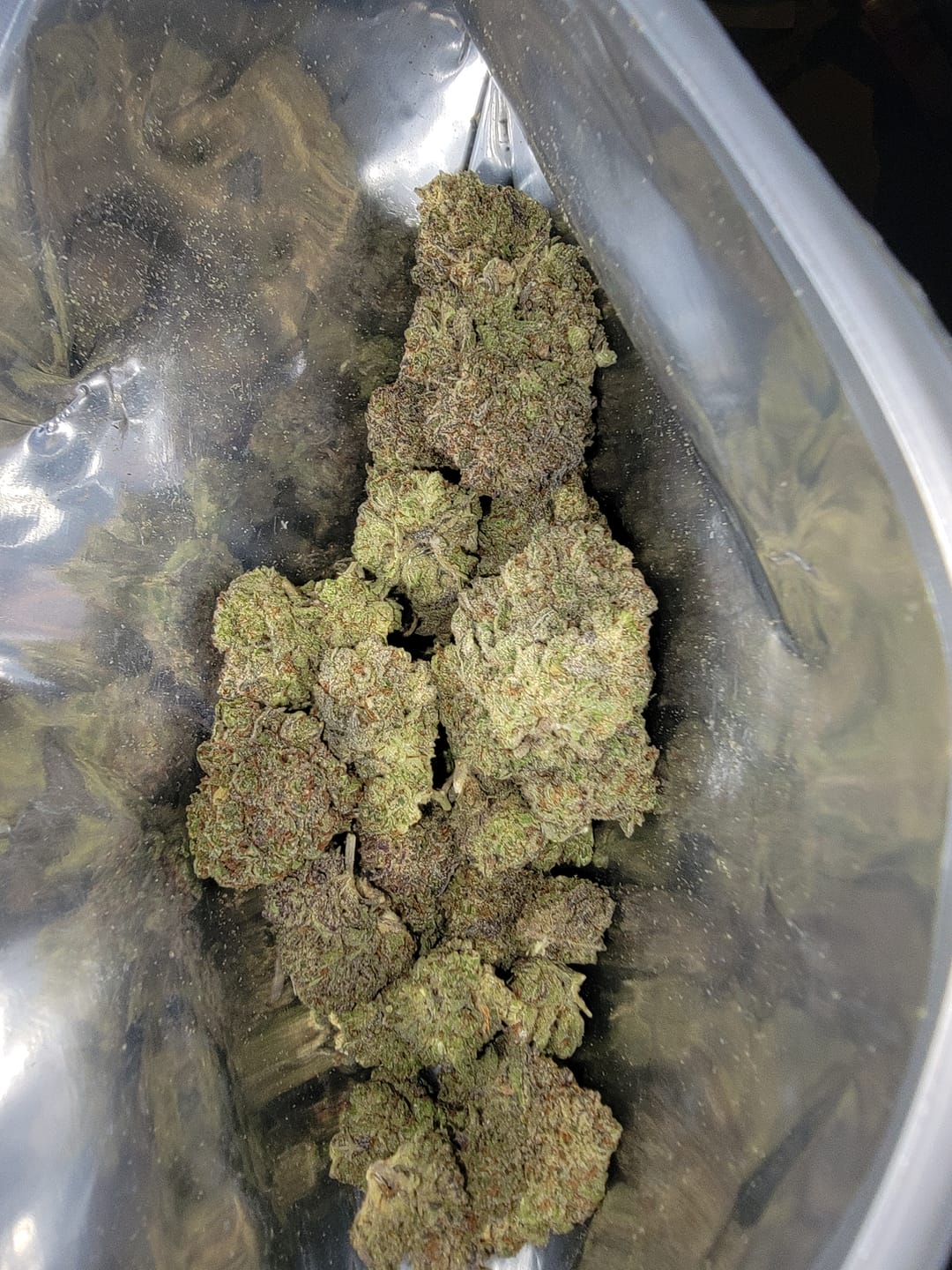 Customer photo review of Gorilla Glue THCA Flower (Purple Cut)