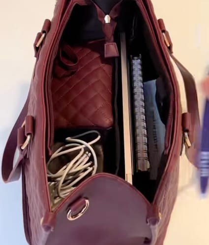 Customer photo review of 3-in-1 Bag, Elegant and Spacious