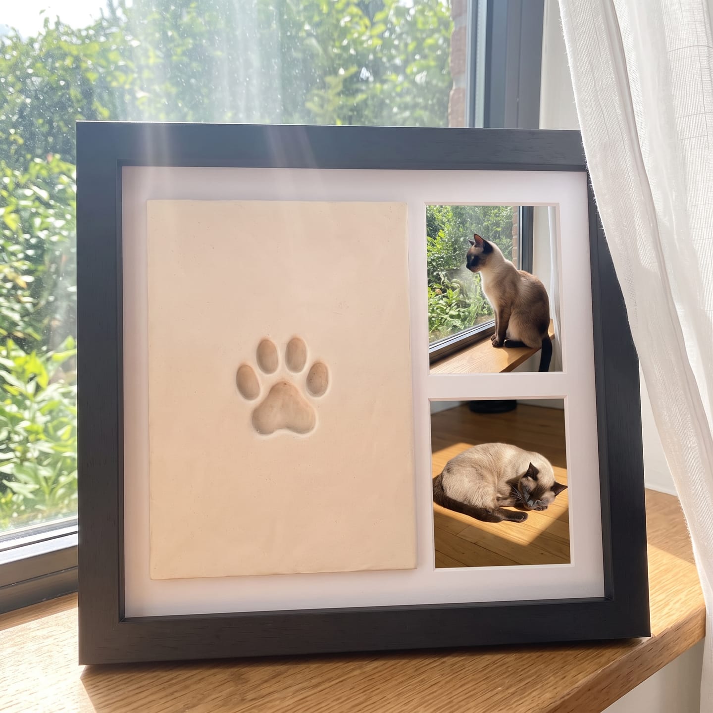 Customer photo review of Marco Huella de Gato en Arcilla