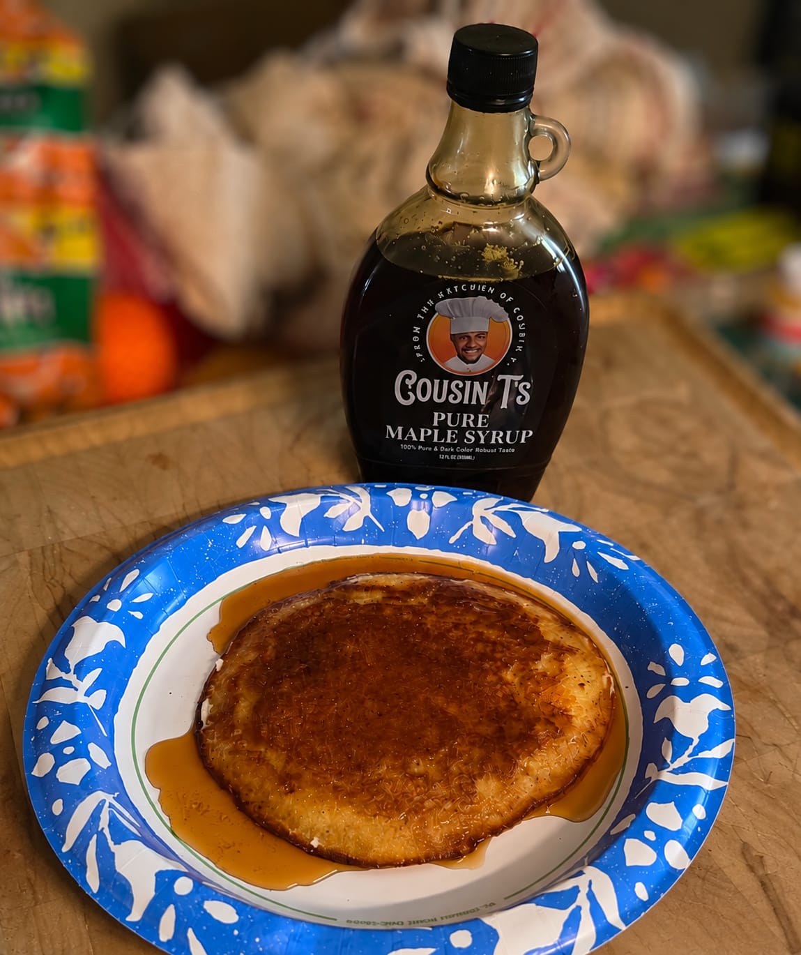 Customer photo review of Cousin T's Maple Syrup & Pancake Mix Bundle
