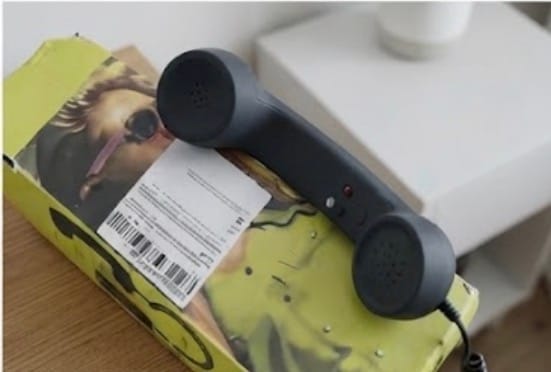 Customer photo review of RetroTalk™ - Auricular Clásico Vintage