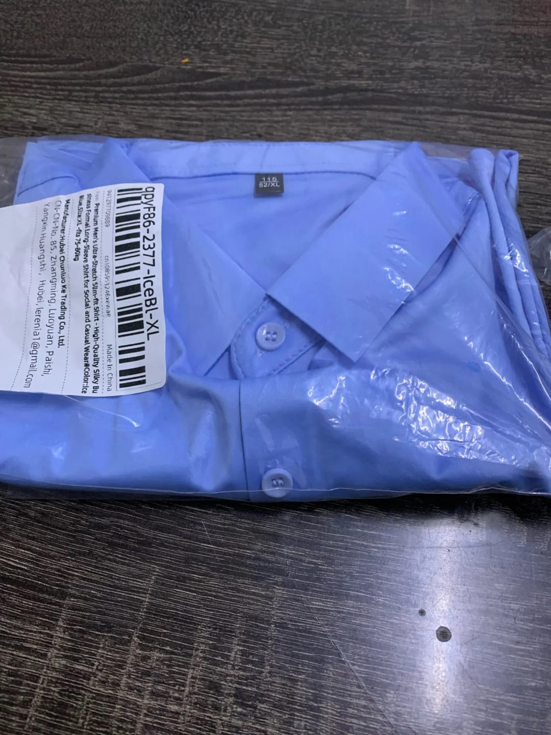 Customer photo review of EDRASIL – Camisa Elastica Stretch de Alta Definición