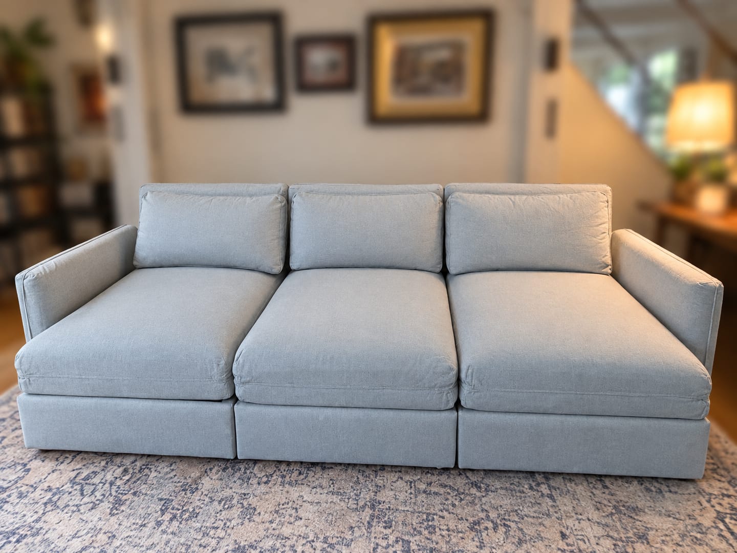 Customer photo review of Cover for VALLENTUNA IKEA Backrest 80x80