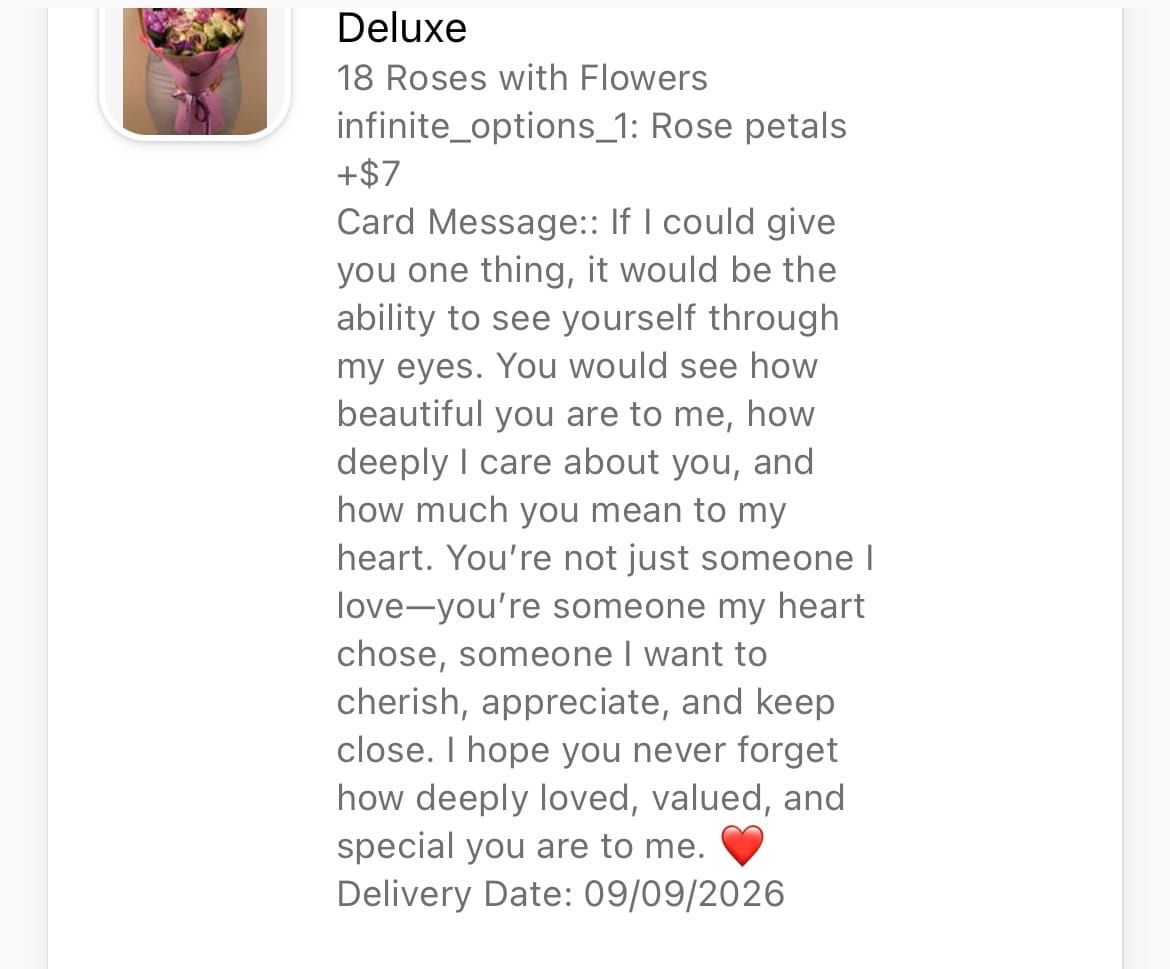 Customer photo review of Mixed Bouquet - Purple Deluxe