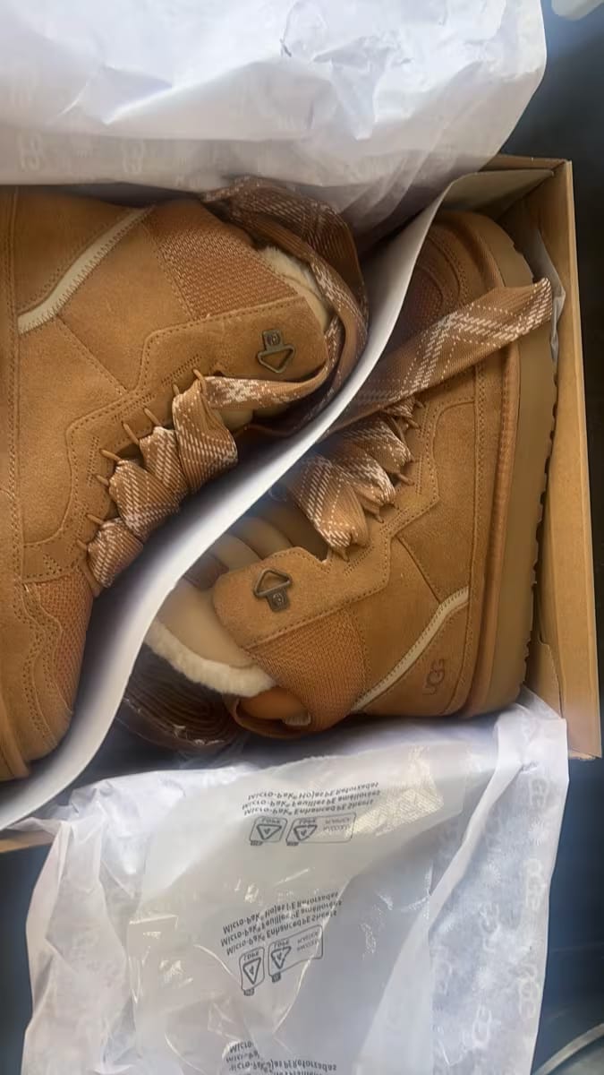 Customer photo review of Baskets d’hiver en daim