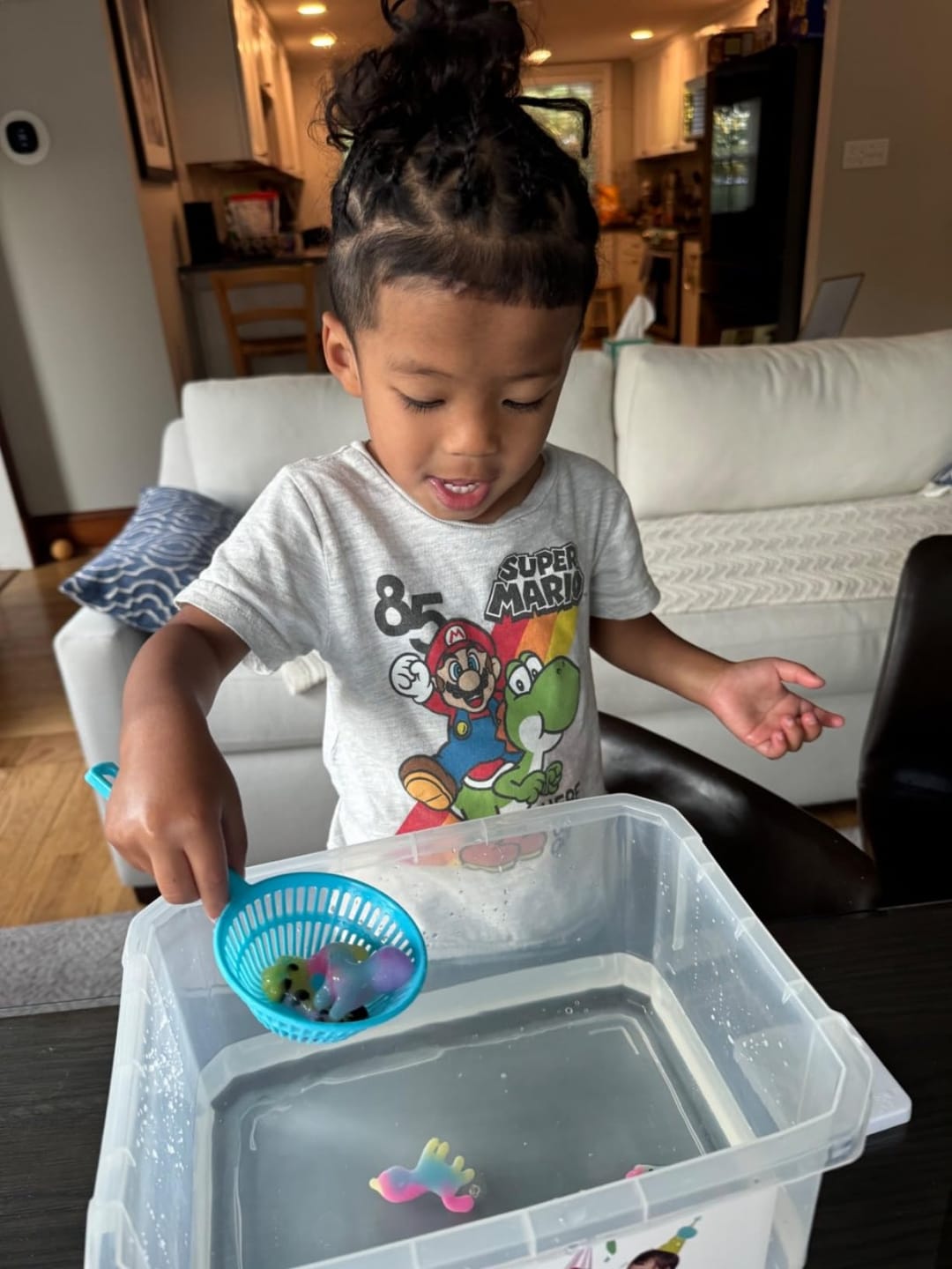 Customer photo review of Wasser Bastelset Meerestiere 3D Figuren | Kreatives DIY Set Kinder Ozean Tiere formen