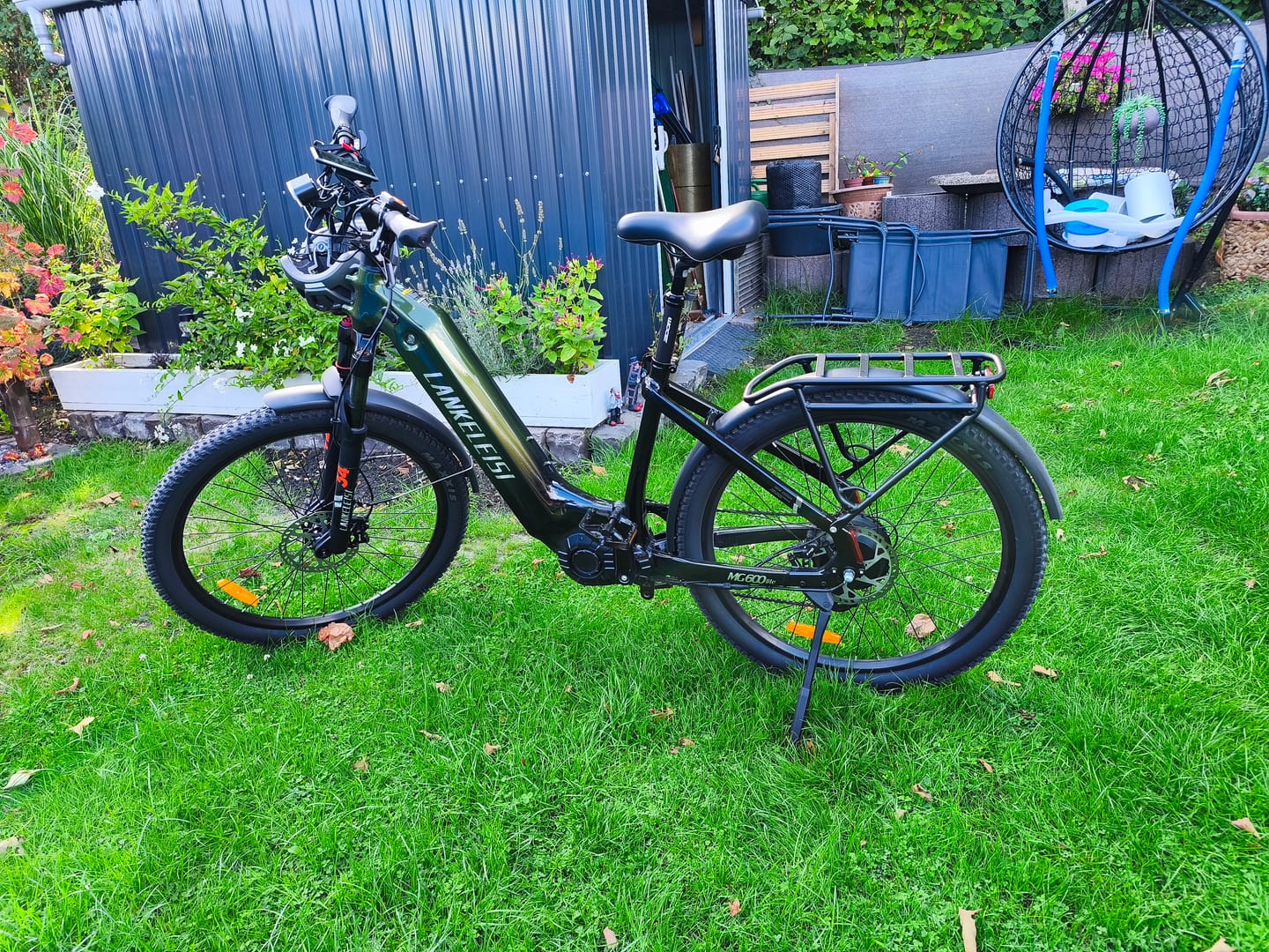 Customer photo review of Lankeleisi MG600 Lite 250W 27.5" Electric Trekking Bike 720Wh SUV E-bike with Switchable Sensor 36V 20Ah Battery