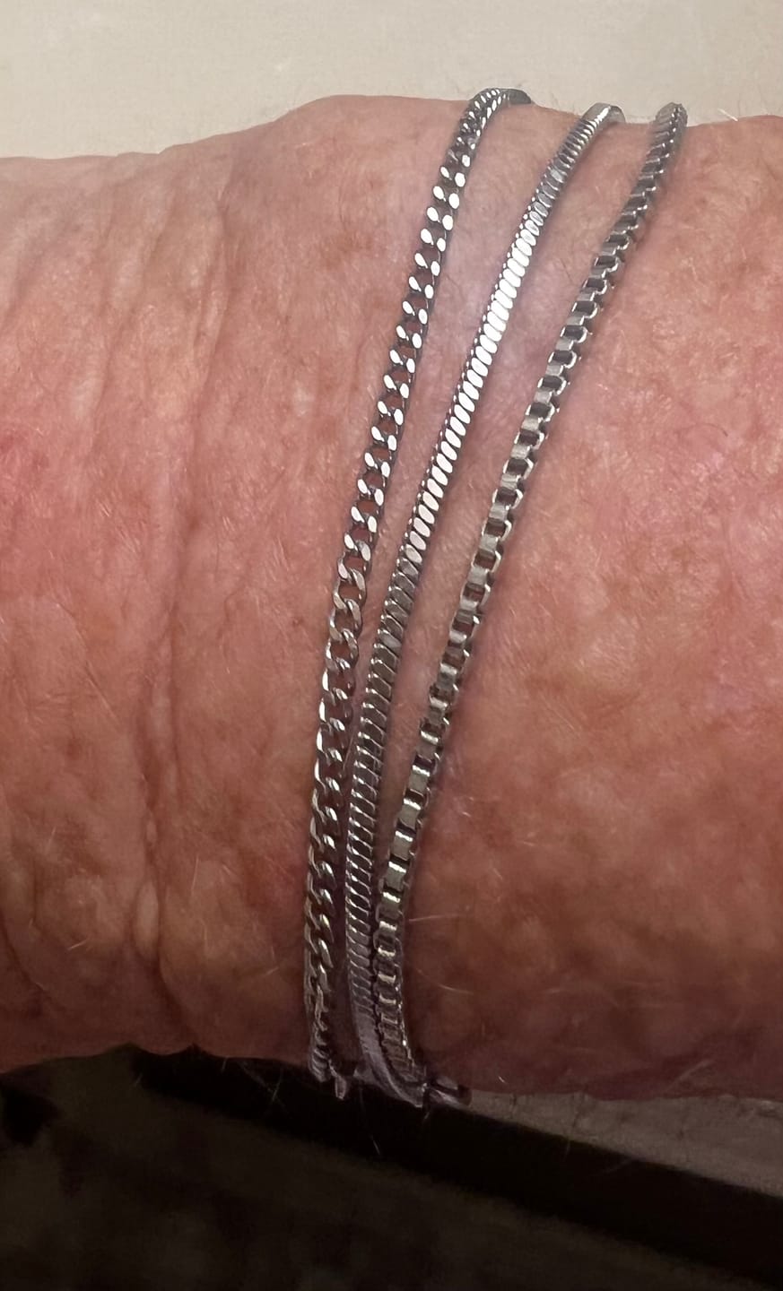 Customer photo review of Minimal Bracelet Stack
