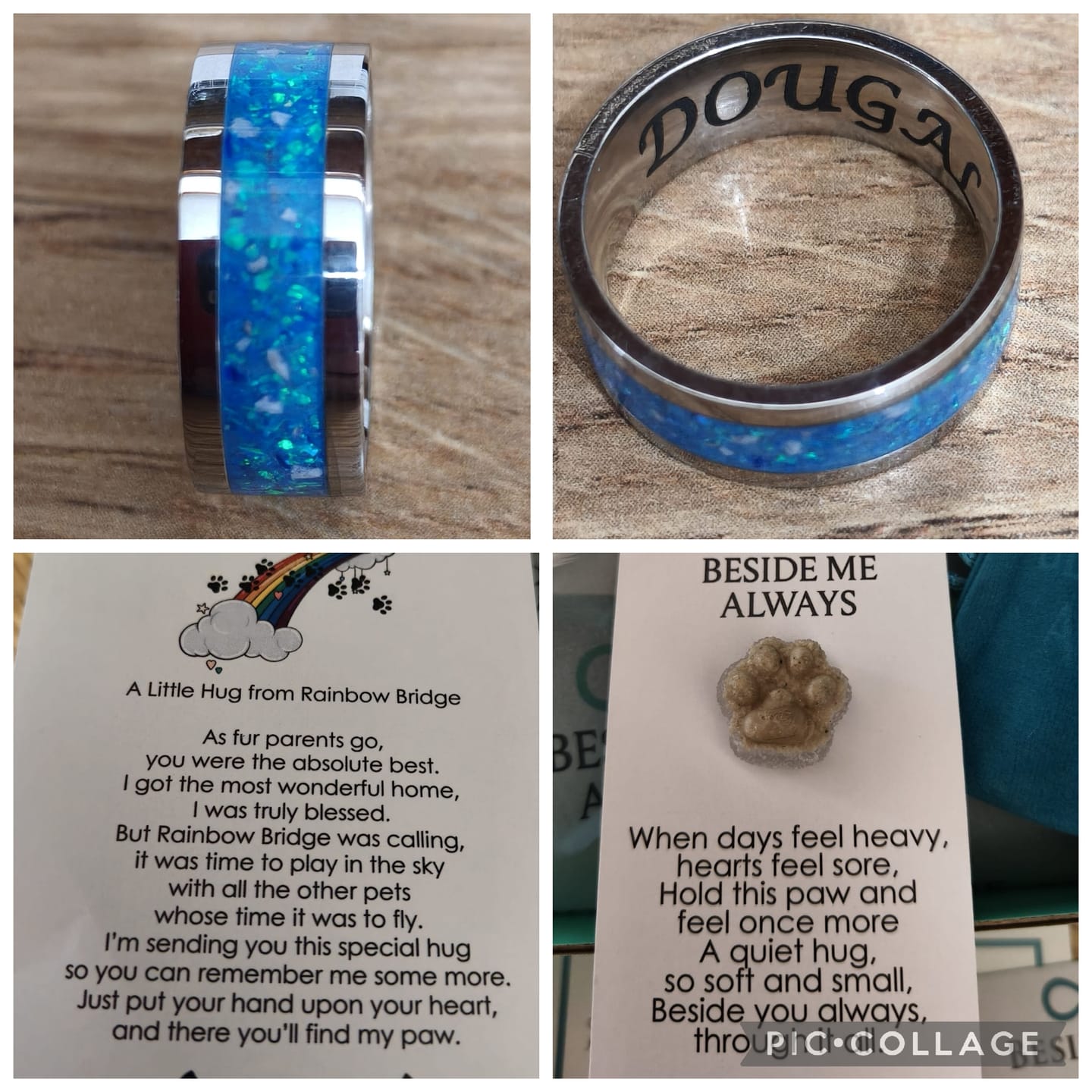 Customer photo review of Mens Silent Strength Channel Ring (SS)