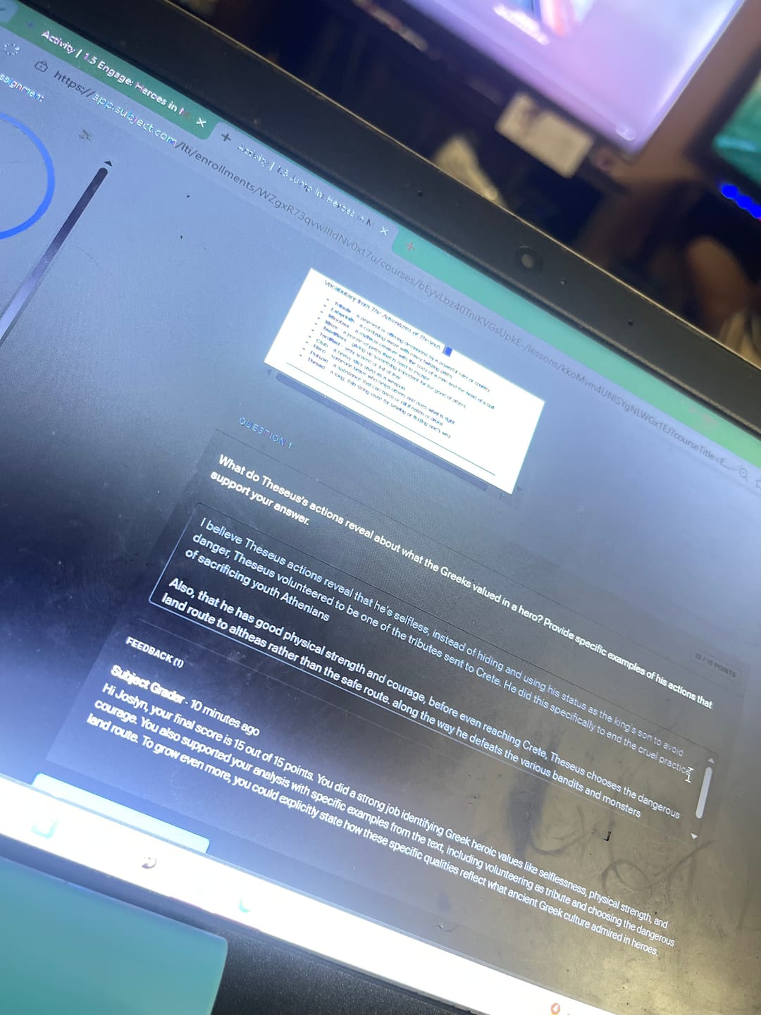 Customer photo review of Eighth Grade Curriculum