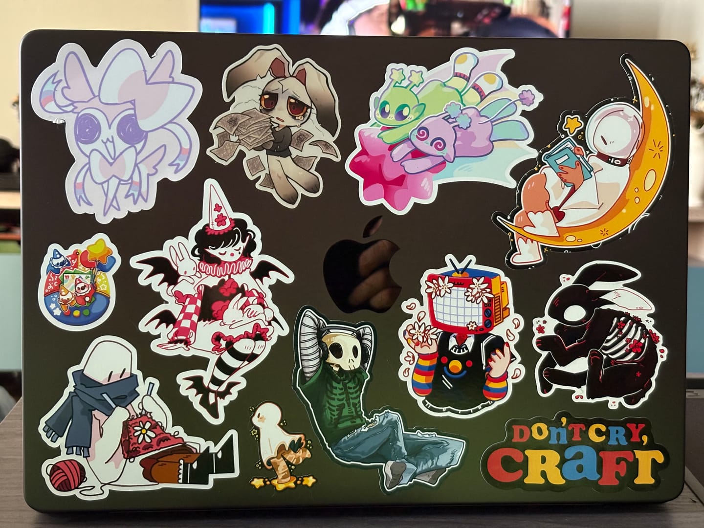 Customer photo review of Skeleton Bunny Sticker