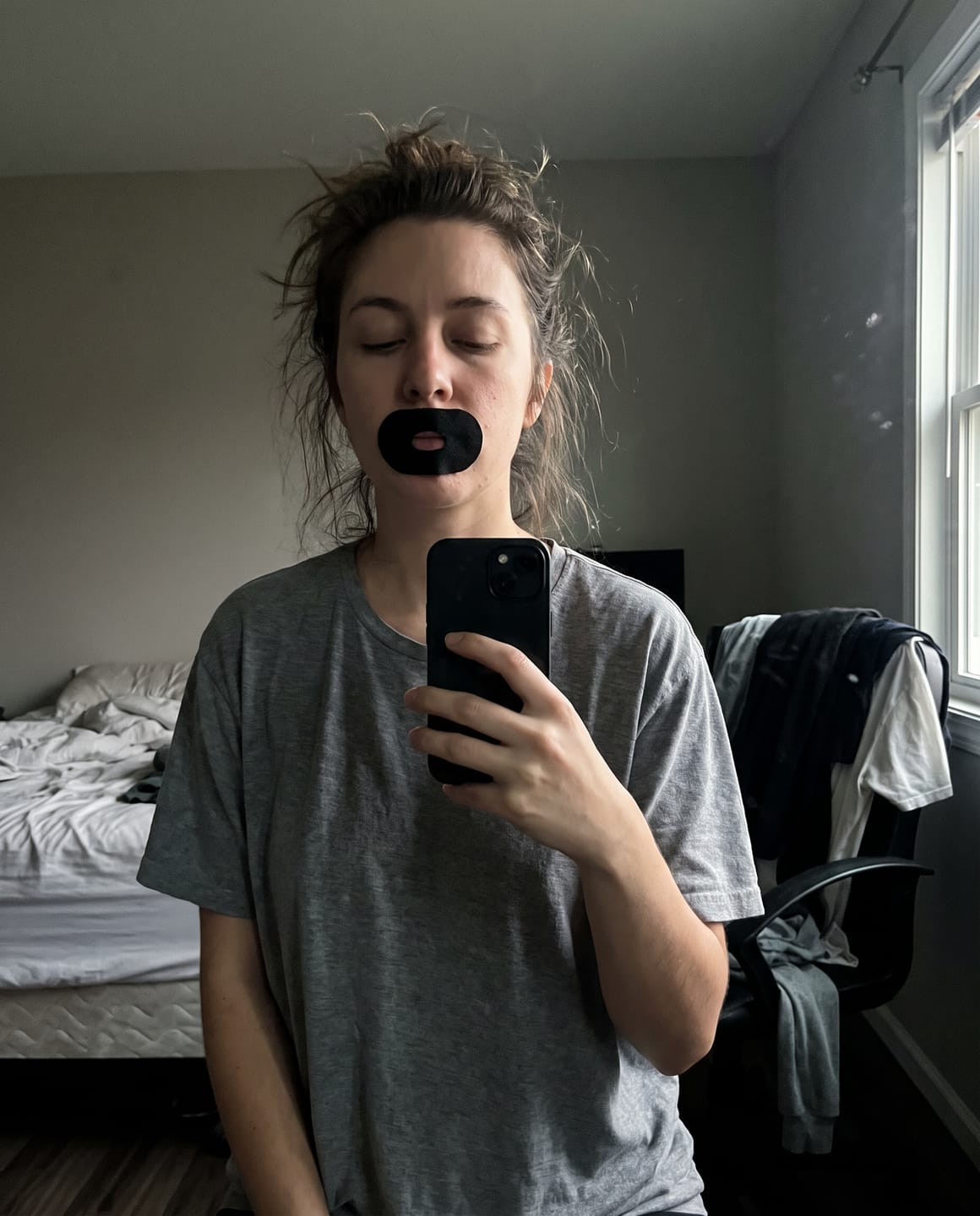 Customer photo review of Mouth Tape - For Perimenopausal woman