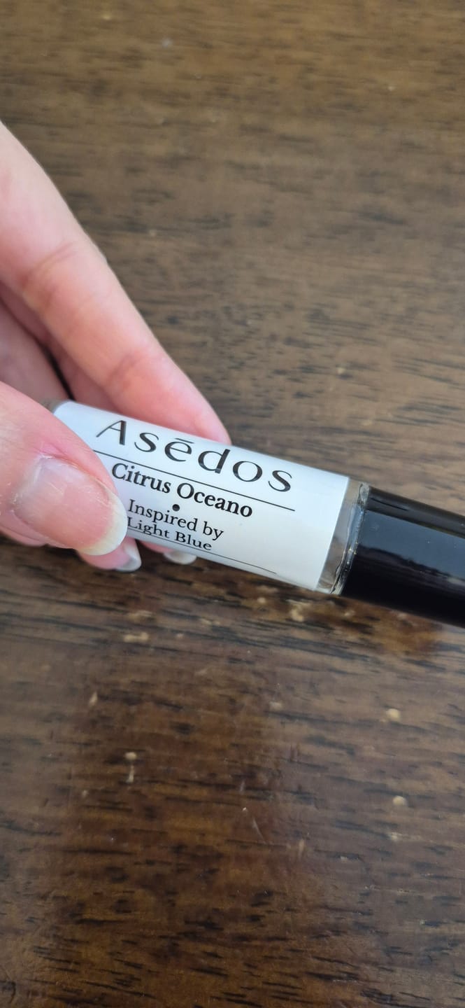 Customer photo review of CITRUS OCEANO PERFUME OIL