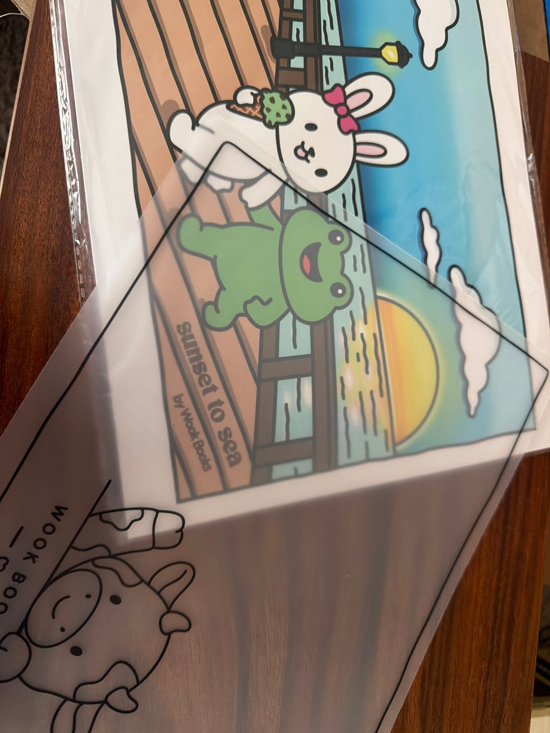 Customer photo review of Sunset to Sea Premium Coloring Book