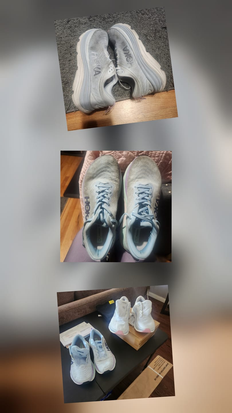 Customer photo review of FUNNELISH Shoe Laundry Bag