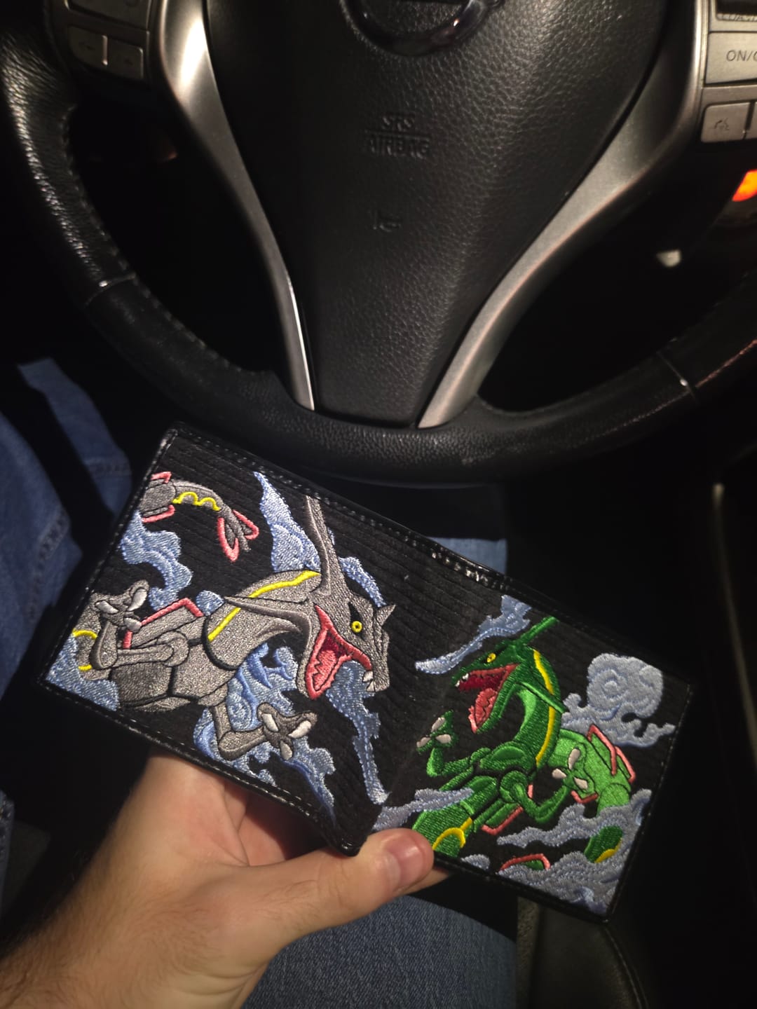 Customer photo review of Sky-High Bi-Fold Wallet