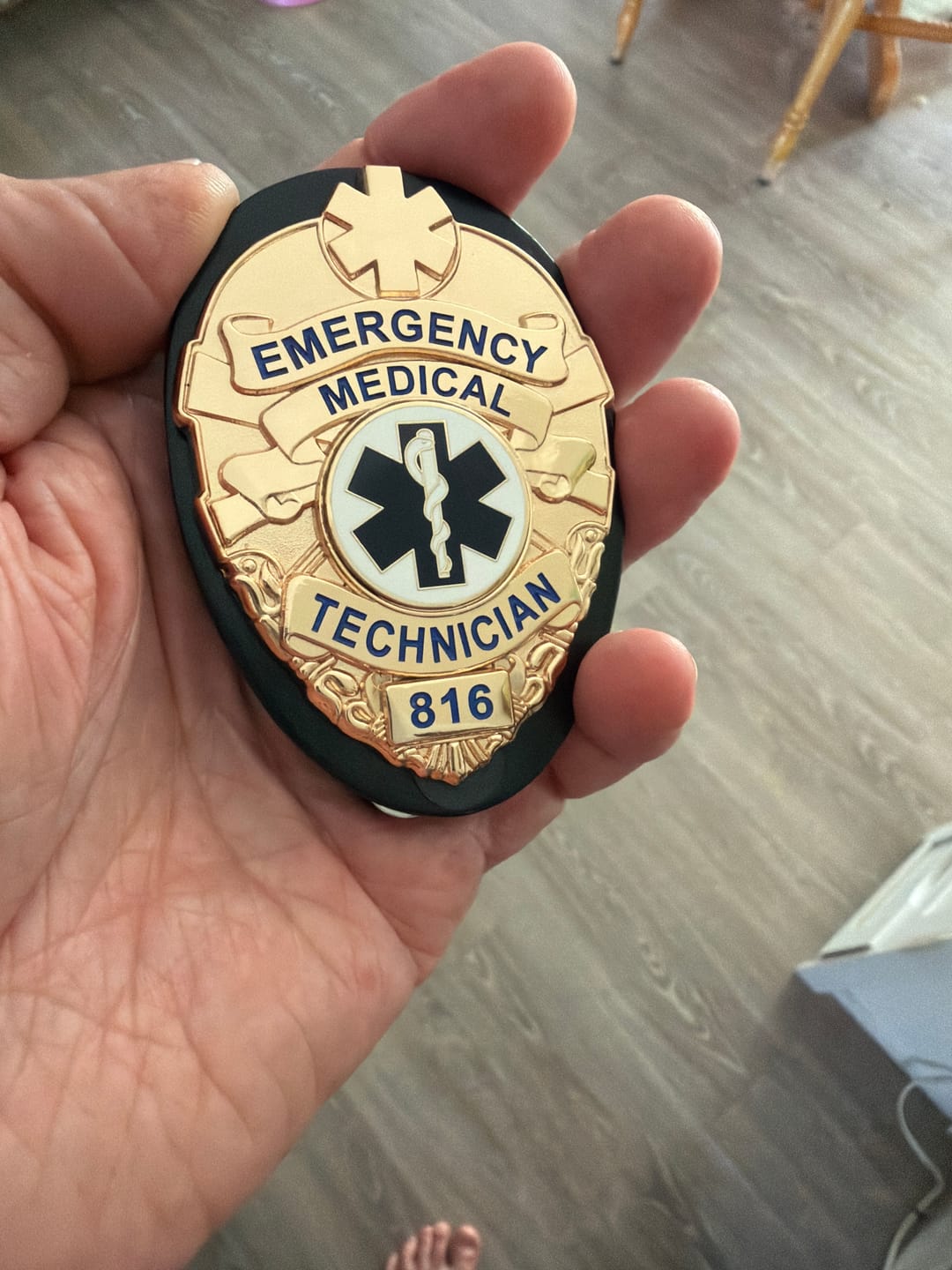Customer photo review of Customizable Badge BA52