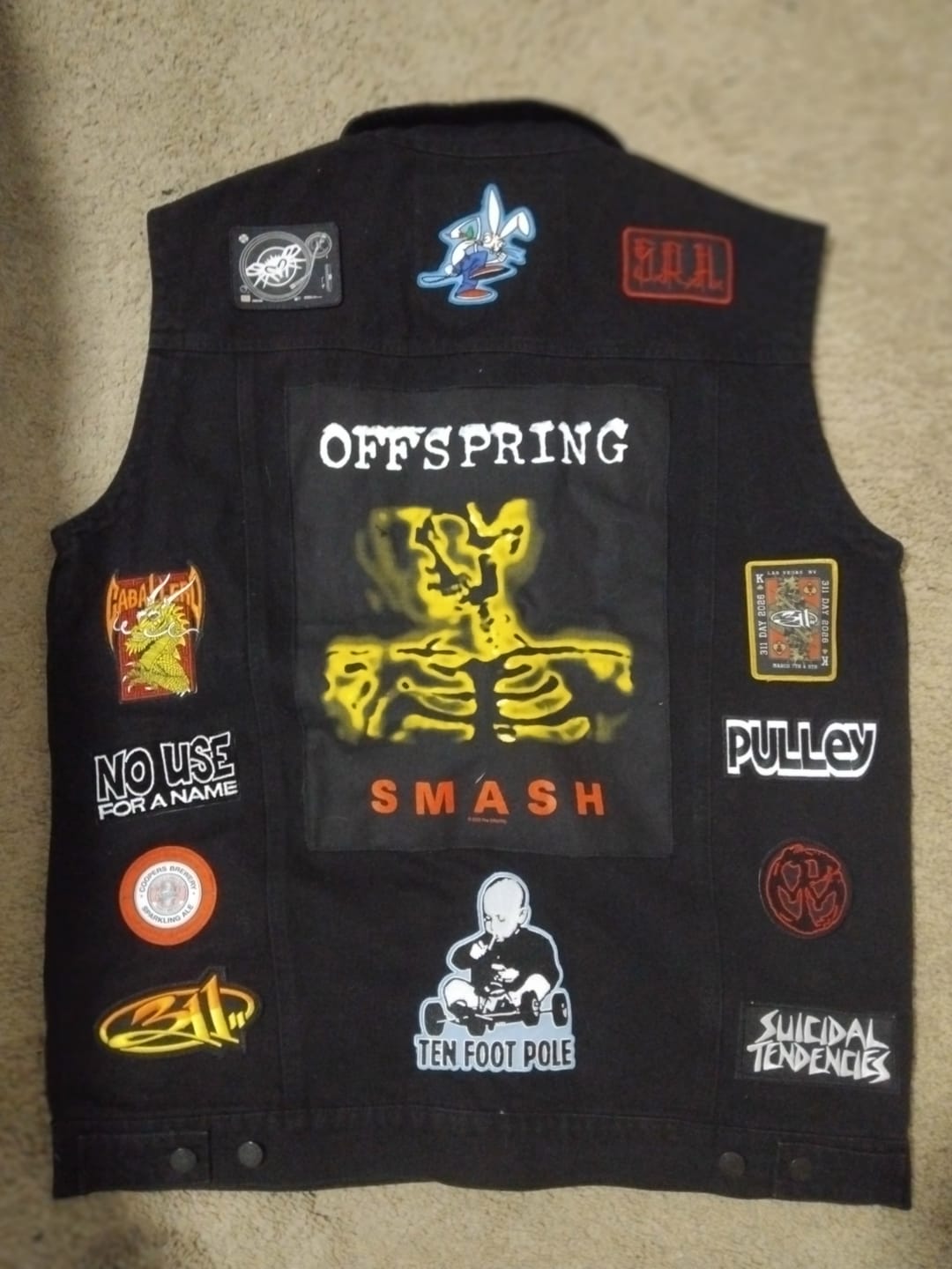 Customer photo review of The Left Hand Black - Vest