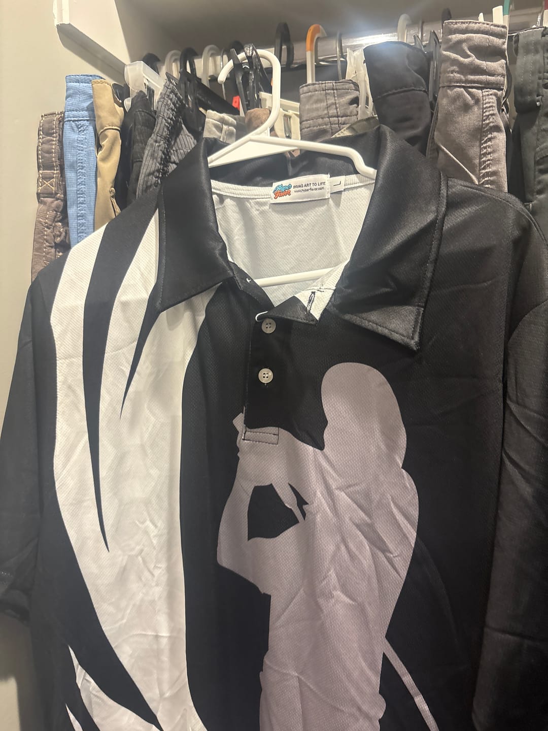 Customer photo review of Bogey On Every Hole Golf Polo