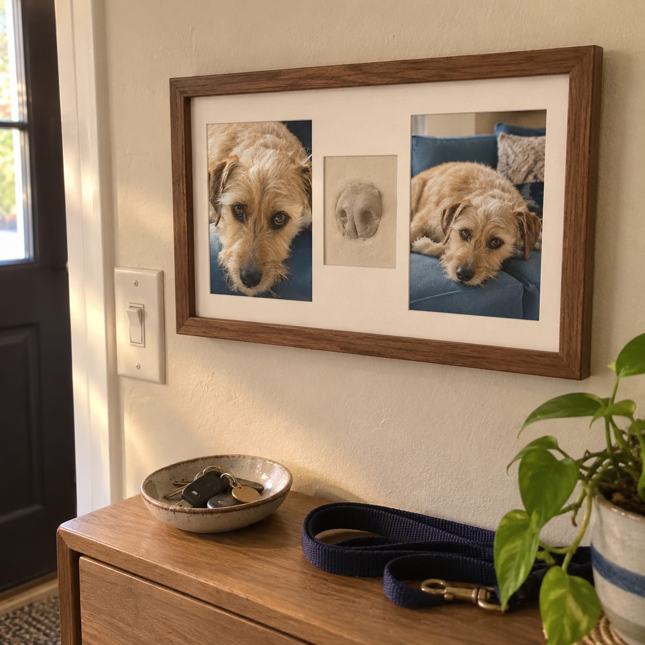 Customer photo review of Pet Clay Print kit