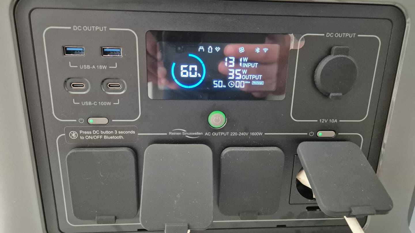 Customer photo review of ALLPOWERS R1500 LITE Portable Power Station 1600W 1056Wh
