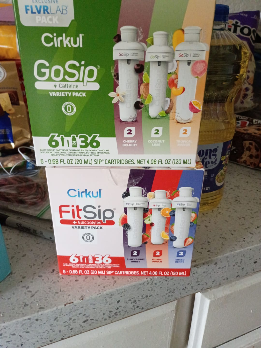 Customer photo review of GoSip® 6-Pack Variety Pack