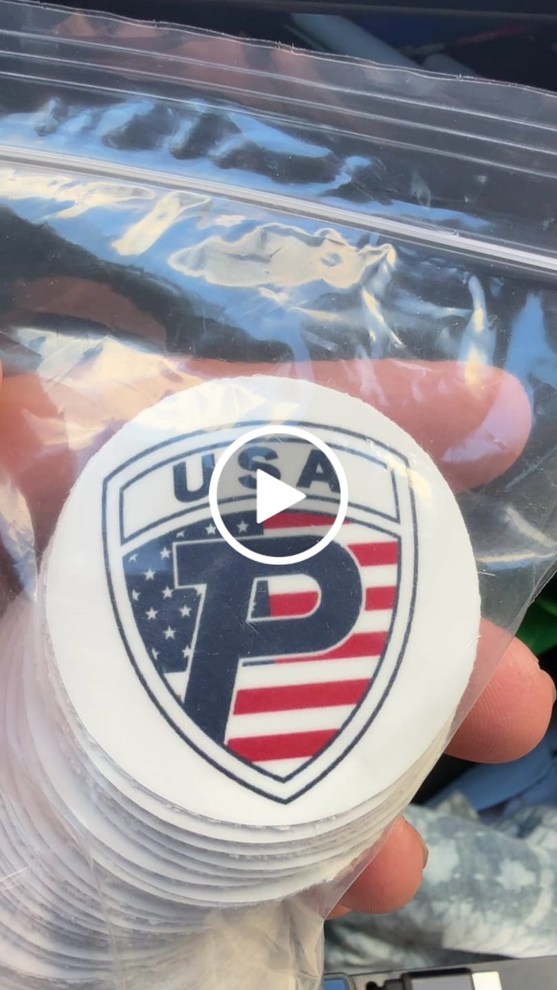 Customer video review of 150 Custom 2" Stickers for $29