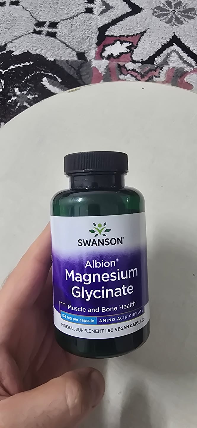 Customer photo review of Swanson Albion Magnesium Glycinate 133 mg - 90 Vegan Caps