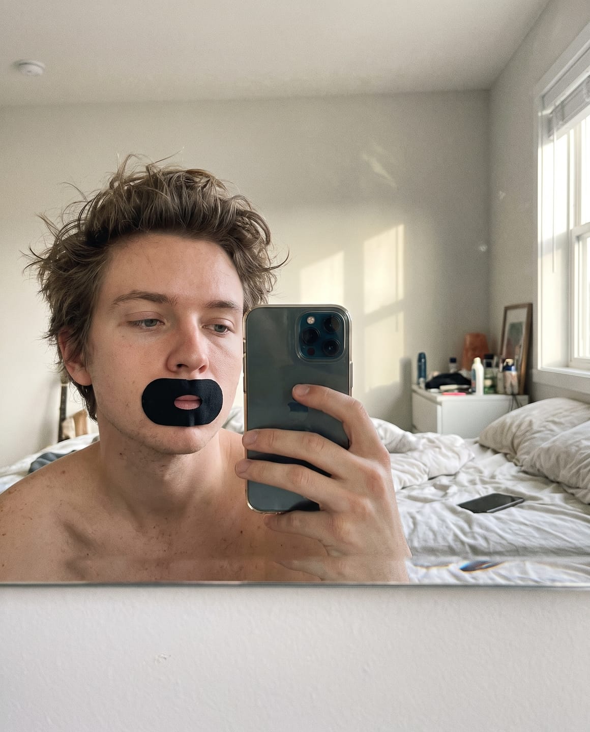Customer photo review of Mouth Tape - For Perimenopausal woman