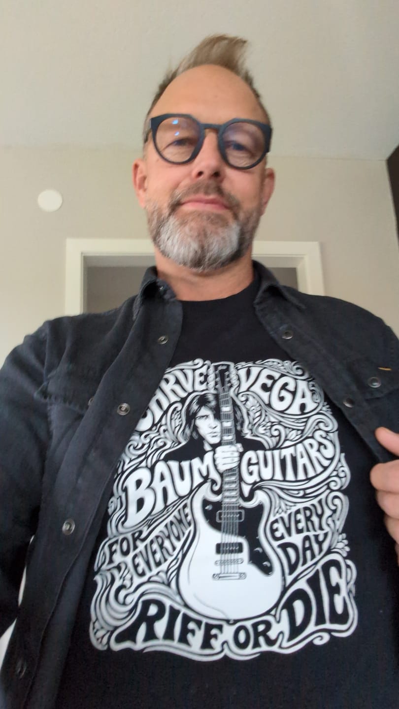 Customer photo review of The Carve - Riff or Die | Limited Edition T-shirt