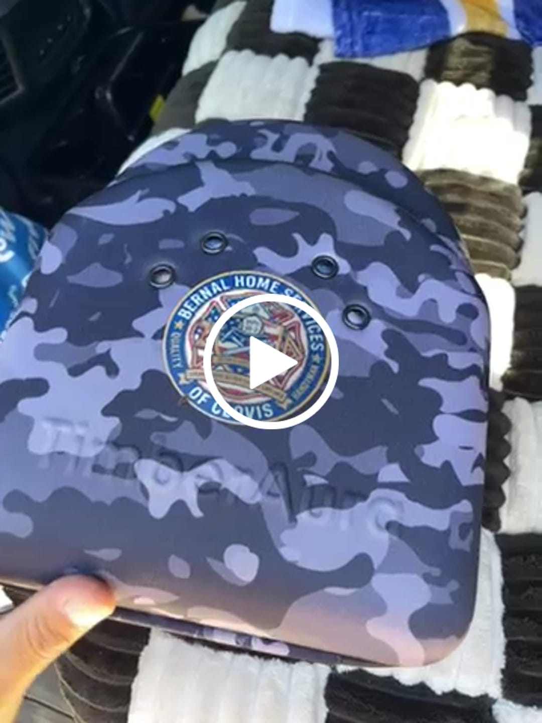 Customer video review of Premium Custom Leather Patch Hats (Wholesale)