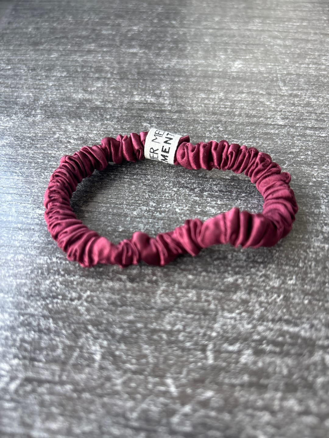 Customer photo review of Organic Silk Scrunchie Pack