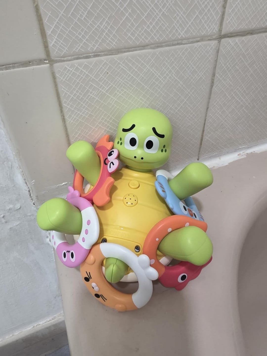 Customer photo review of Schildkröte Ringwurf Fontäne Badespielzeug | Wasserspielzeug Kleinkind Outdoor Sommer