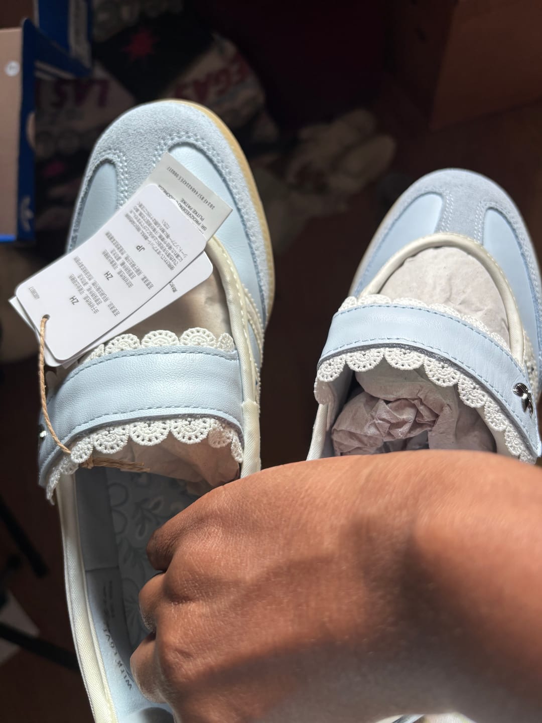 Customer photo review of adidas Samba Jane Crystal Sky Women's