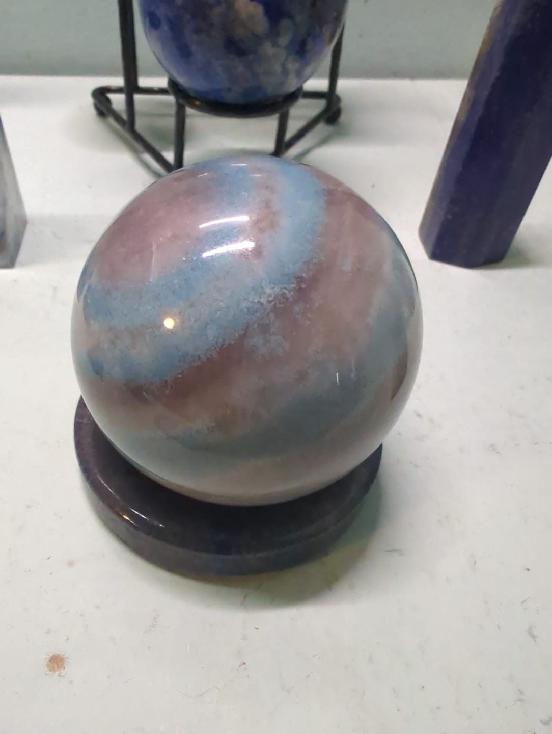 Customer photo review of Natural Crystal Trolleite Sphere