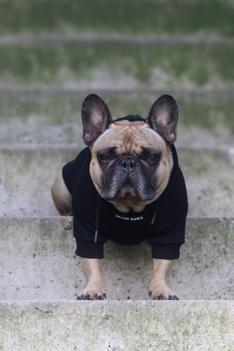 Customer photo review of Essential Dog Hoodie - Black