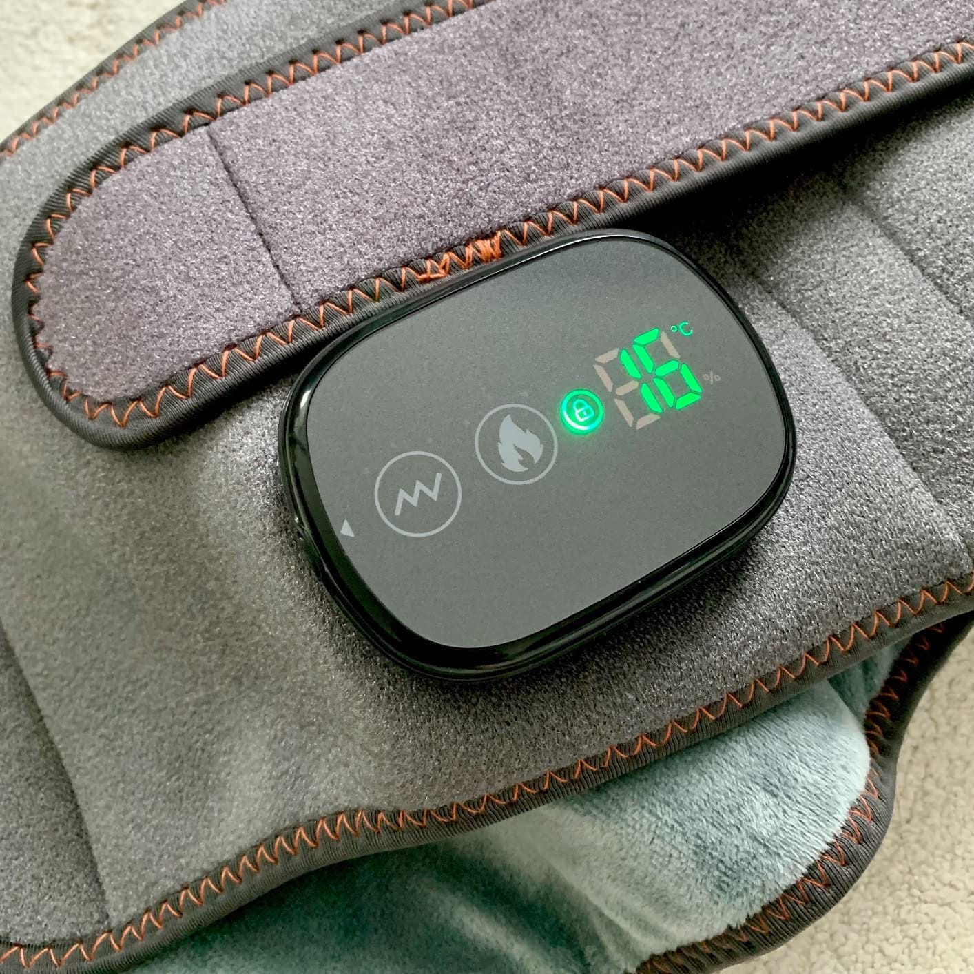 Customer photo review of Ceinture Lombaire Chauffante & Massante Rechargeable