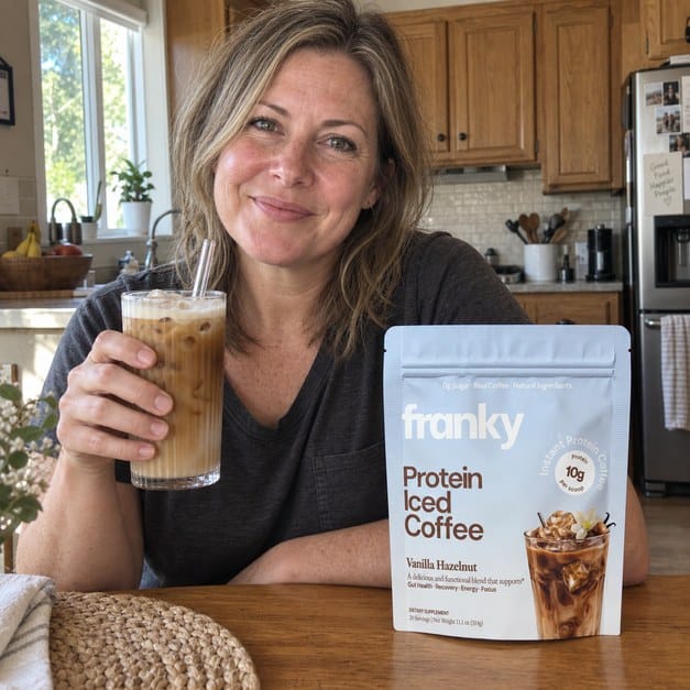 Customer photo review of Franky Protein Coffee