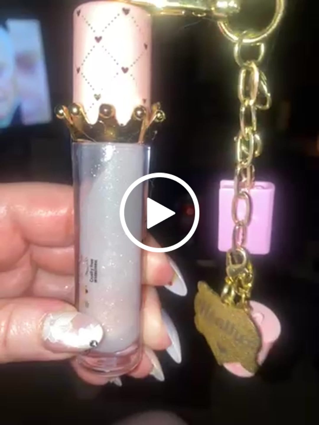 Customer video review of Personalised Stay Shining Lip Oil