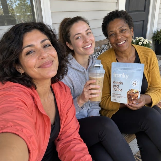 Customer photo review of Franky Protein Coffee