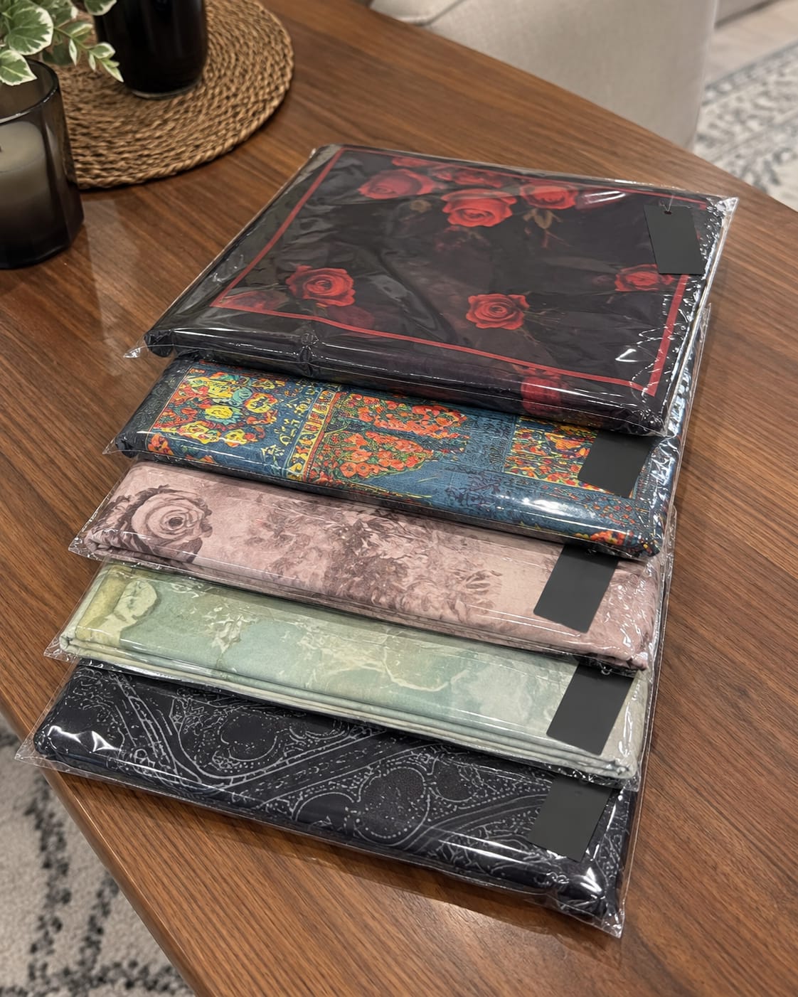 Customer photo review of Karamel Gül Bahçesi Premium Dijital Soft Şal