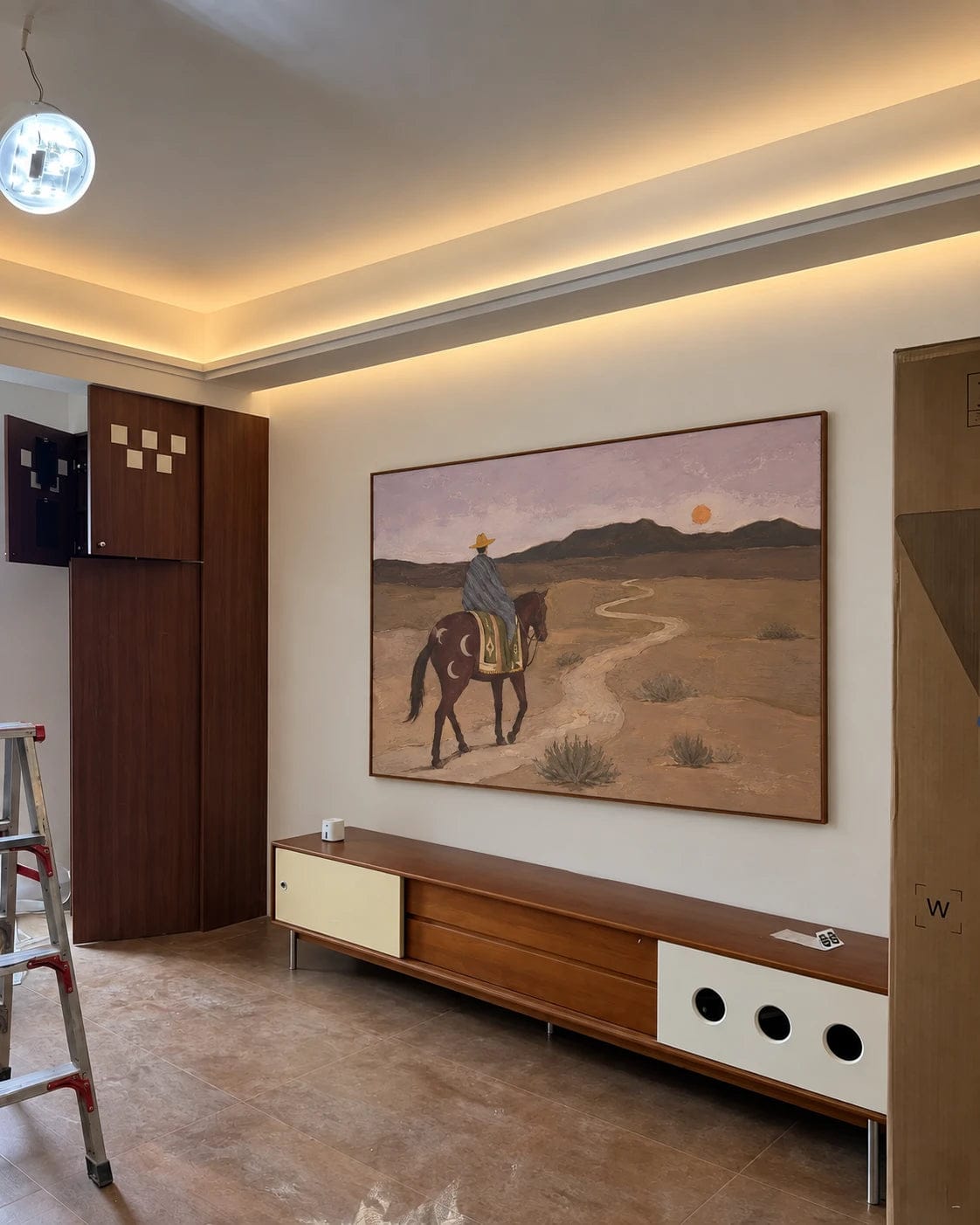 Customer photo review of Modern Folk Art｜Lone Rider Desert Journey