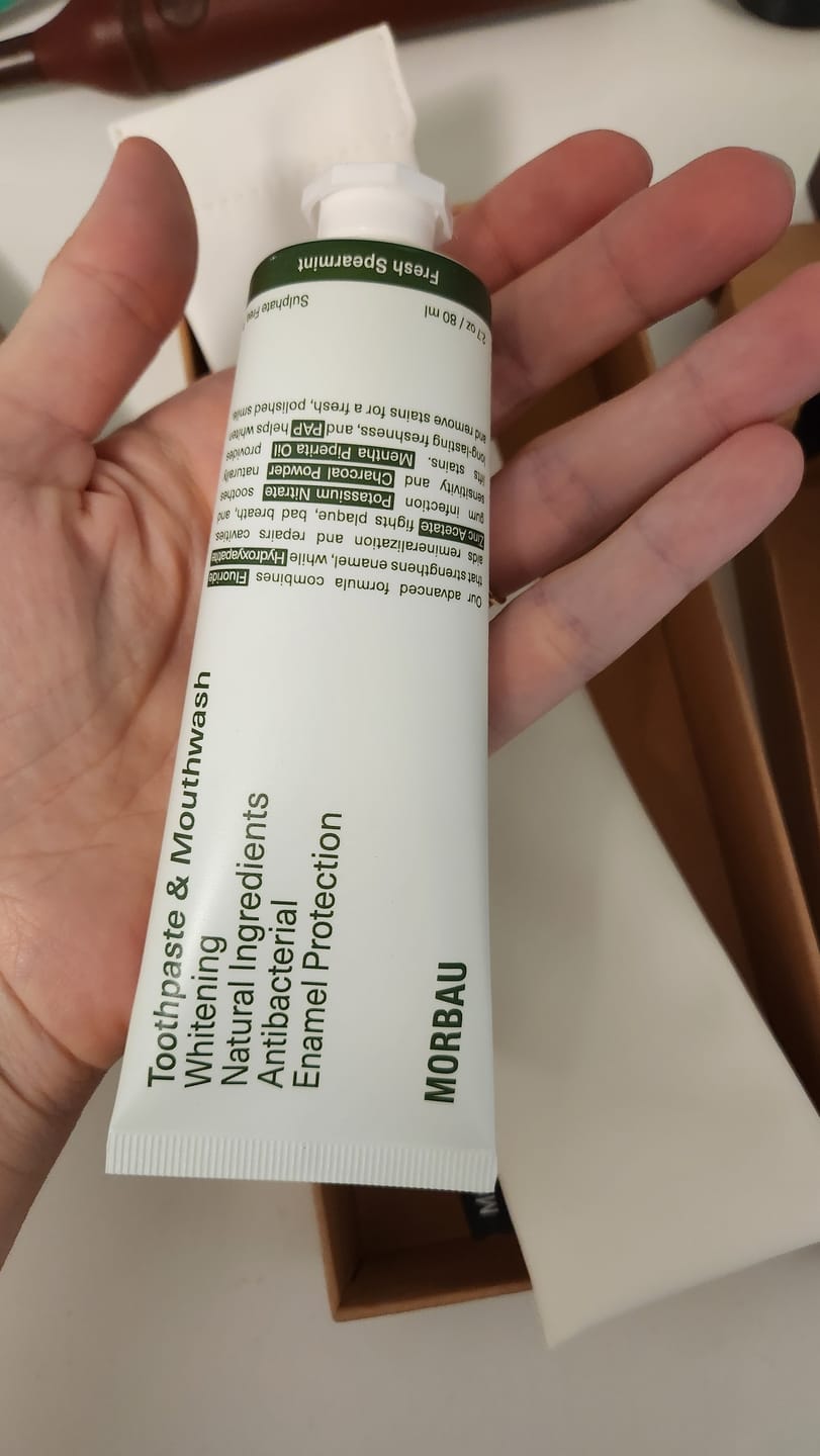 Customer photo review of Toothpaste & Mouthwash