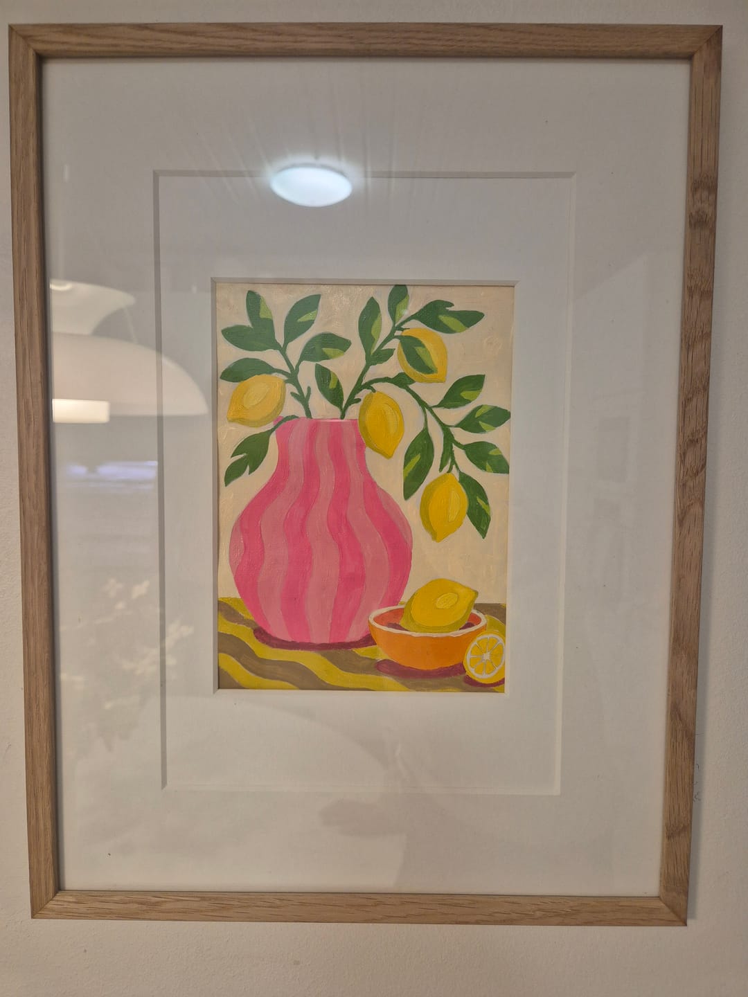 Customer photo review of 6 Mini Paintings - Lemon Tree Set