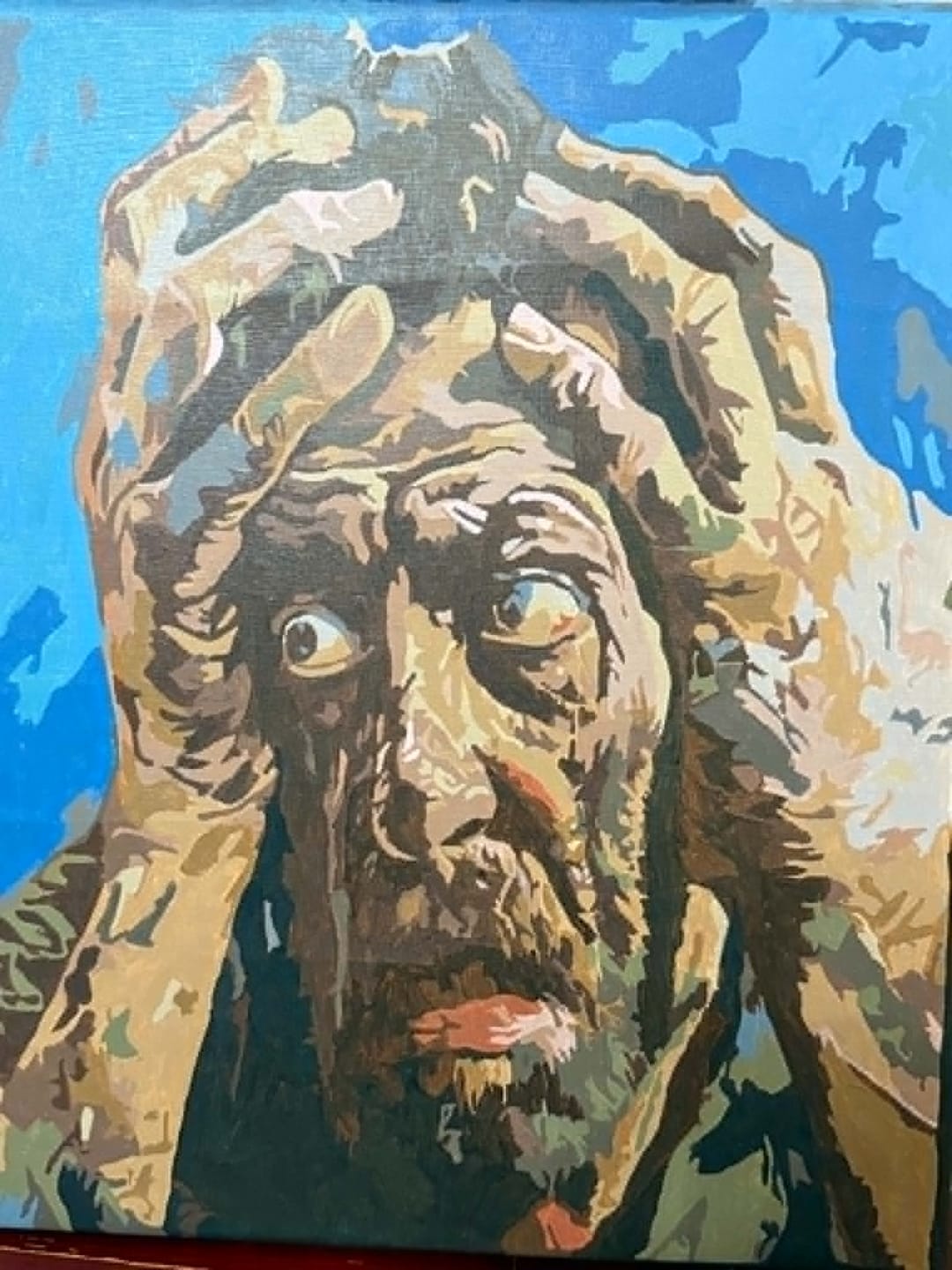 Customer photo review of Mental Turmoil (Paint by Numbers)