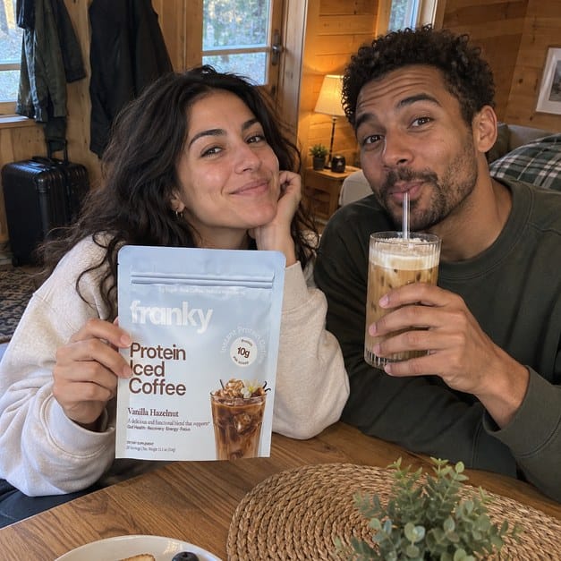 Customer photo review of Franky Protein Coffee