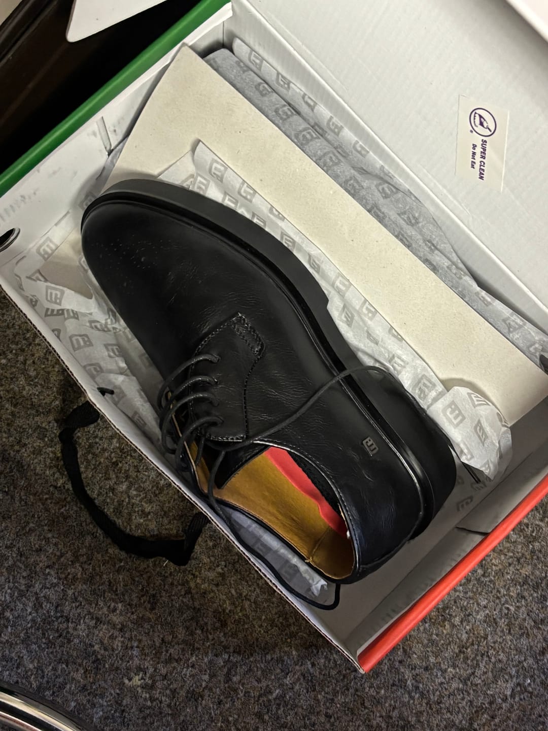 Customer photo review of Mazerata Elia 4 Leather Shoe - Black