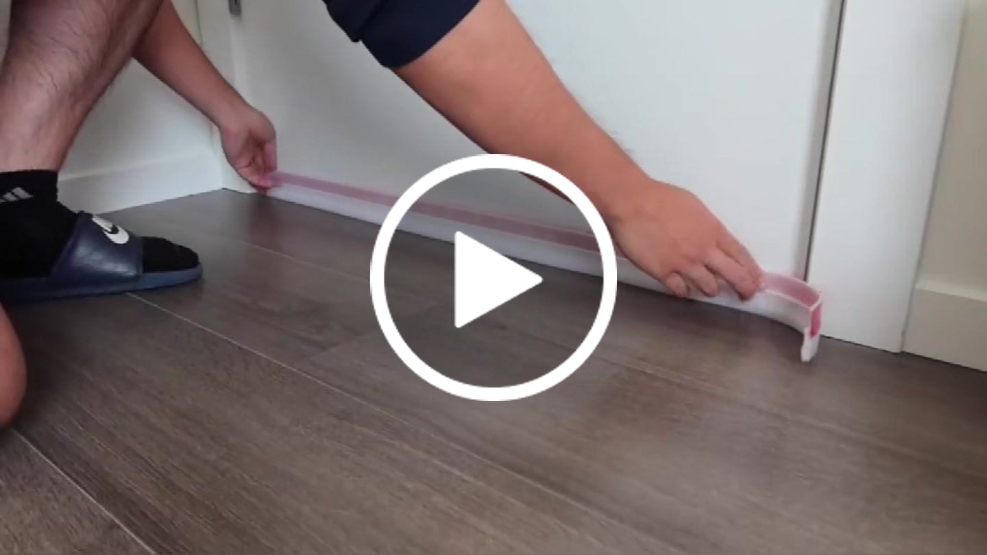 Customer video review of 3m Door Draft Stopper, Silicone