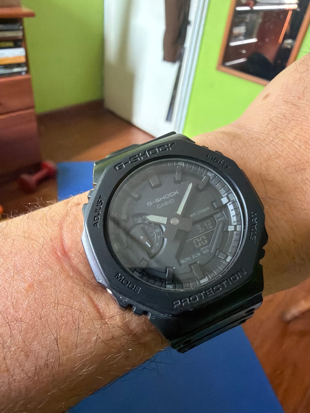 Customer photo review of Reloj Casio G-Shock Royal Oak "Casioak" GA-2100-1A1 Carbon Core Negro